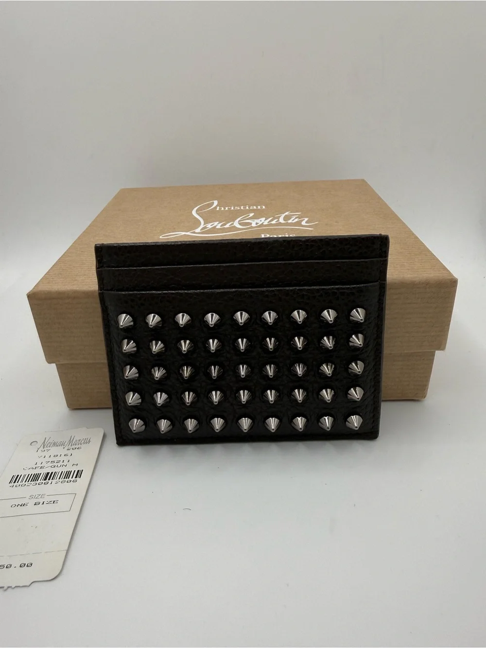 Christian Louboutin Stud Detailed Cardholder NWT